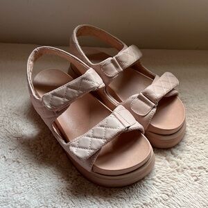 Two Strap Blush Pink Sandals | Size 9